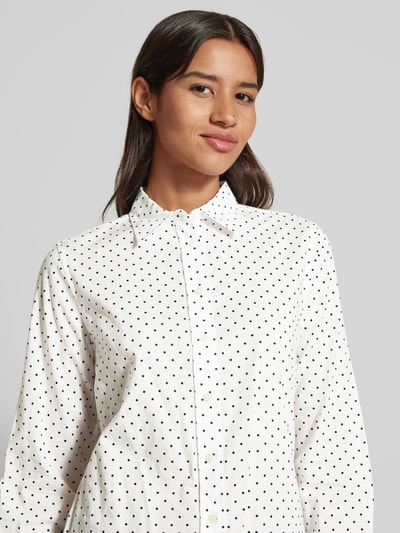 Gant Overhemdblouse met knoopsluiting Offwhite - 3