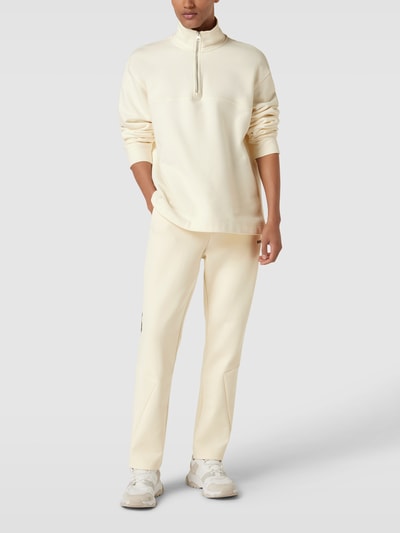 BOSS Green Sweatpants met galonstrepen, model 'HADIM' Offwhite - 1