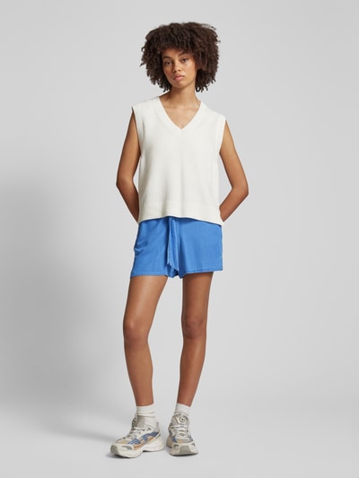 Tom Tailor Denim Shorts met tunnelkoord Jeansblauw - 1