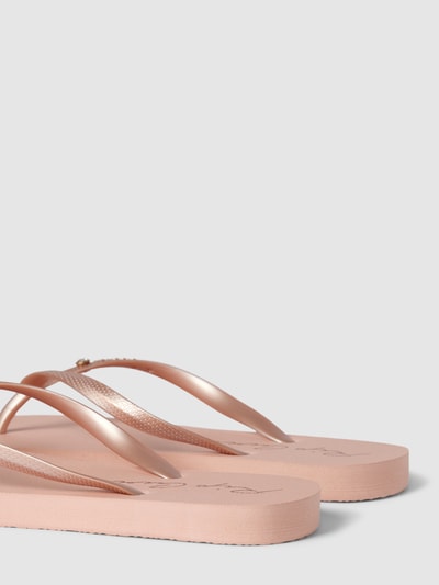 Rip Curl Teenslippers met labeldetail Rosé - 2