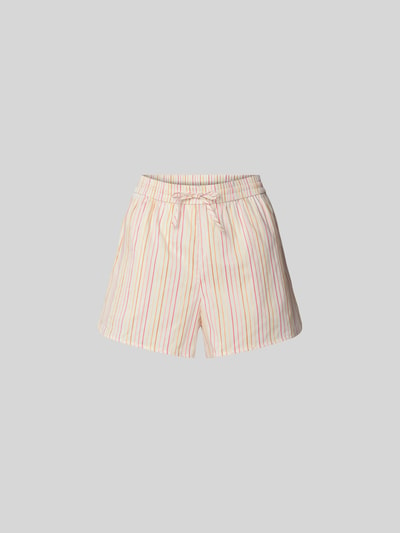 Lala Berlin Shorts mit Streifenmuster Apricot Melange 2