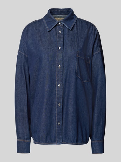Weekend Max Mara Relaxed fit jeansblouse van puur katoen model 'FOGGIA' Donkerblauw - 2
