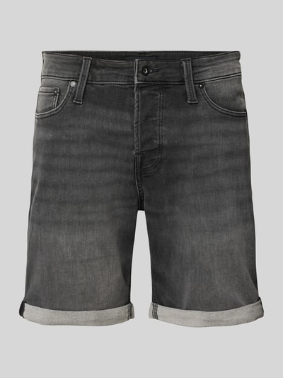 Jack & Jones Regular Fit Jeansshorts im 5-Pocket-Design Modell 'RICK' Dunkelgrau 1