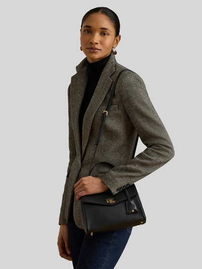 Lauren Ralph Lauren Handtas met echt leer met afneembare schouderband Zwart - 1