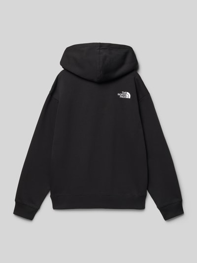 The North Face Oversized hoodie met logostitching, model 'Teen' Zwart - 3