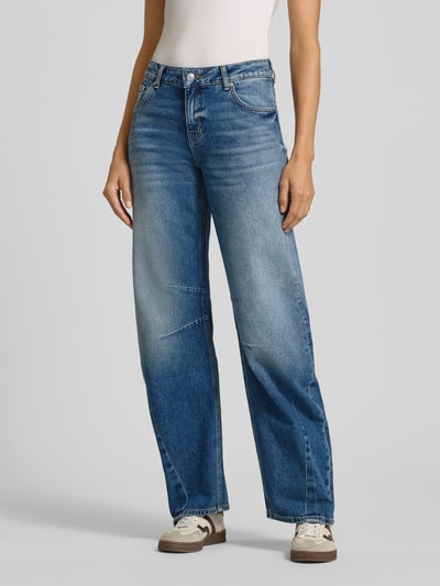 ETIQUETT ESSENTIALS Barrel jeans in 5-pocketmodel, model 'Smartie' Blauw - 4