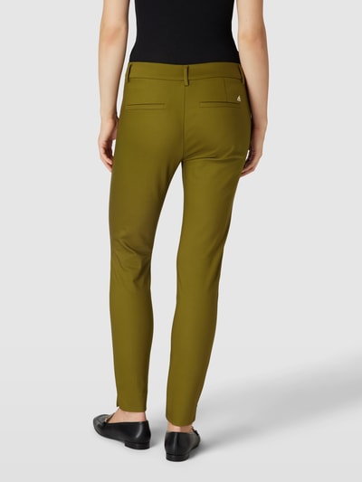 MOS MOSH Stoffhose mit Label-Detail Modell 'Abbey' Schilf 5