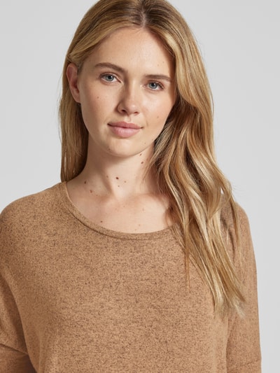 Soyaconcept Strickpullover mit Rundhalsausschnitt Modell 'BIARA' Camel 3