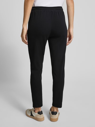 ZABAIONE Spodnie materiałowe o kroju skinny fit z elastycznym pasem Czarny 5