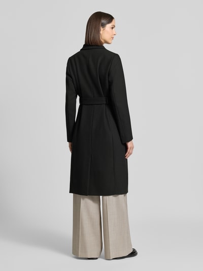 Christian Berg Woman Selection Lange jas met wol Zwart - 5