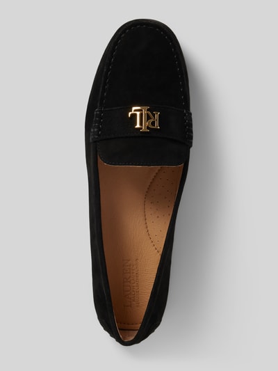 Lauren Ralph Lauren Lederloafer mit Label-Applikation von Lauren Ralph Lauren Modell 'BARNSBURY' Black 3