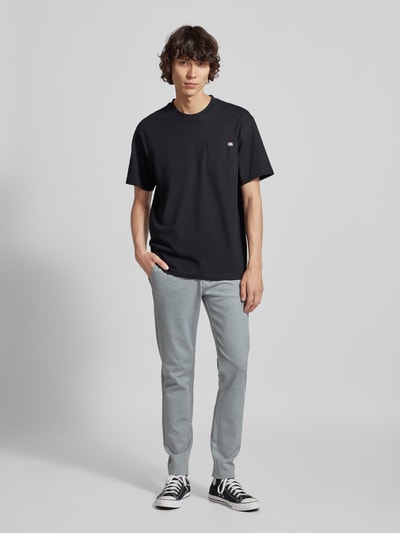 Only & Sons Tapered Fit Hose mit Knopf- und Reißverschluss Modell 'MARK' Silber 1