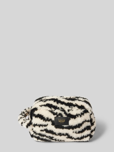 WOUF Kosmetiktasche mit Animal-Print Modell 'Arctic' Black 1