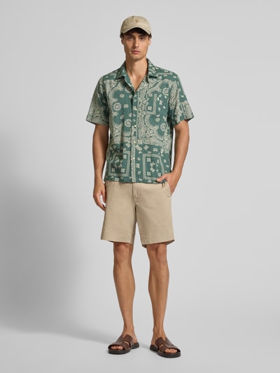 Polo Ralph Lauren Loose Fit Freizeithemd aus Leinen-Baumwoll-Mix Marine 1