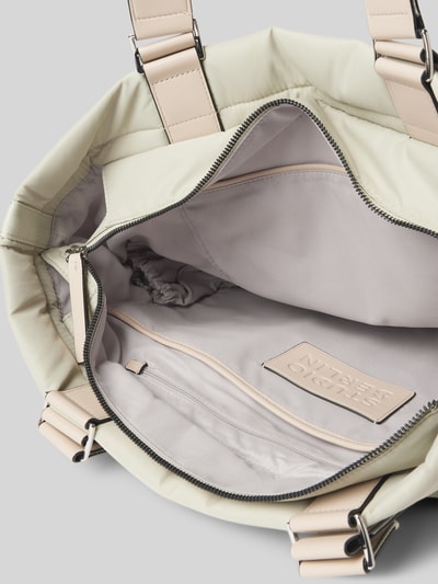 STUDIO BERLIN Handtasche mit Label-Badge Modell 'PRENZLAU' Mint 5