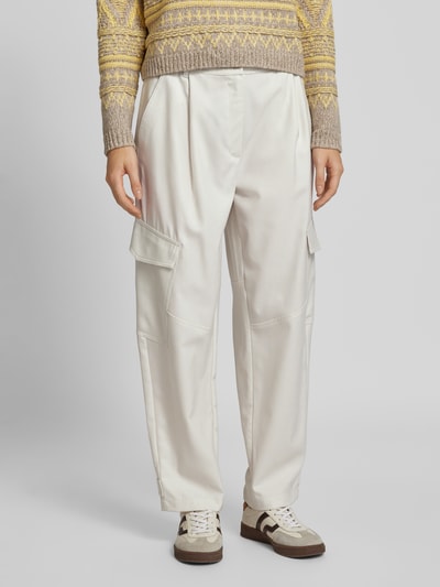 Marella Cargohose mit aufgesetzten Taschen Modell 'ALISSO' Offwhite 4