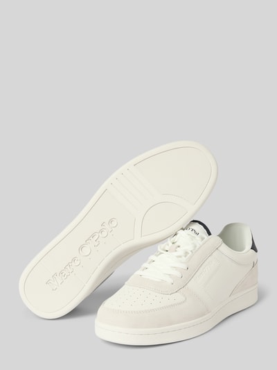 Marc O'Polo Low Top Sneaker aus hochwertigem Rindsleder Weiss 4