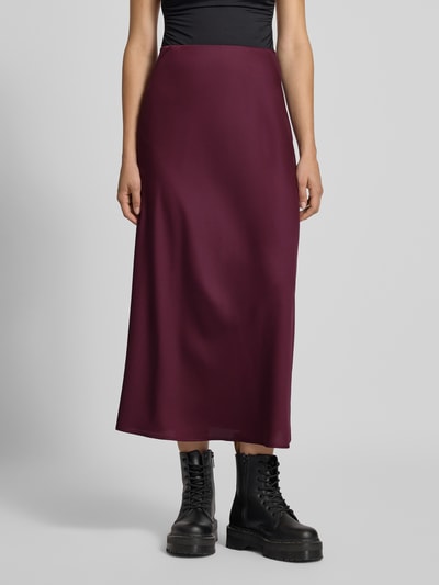 Only Knielanger Rock mit Allover-Muster Modell 'CHIGO' Bordeaux 4