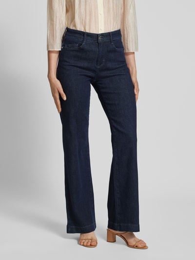 Brax Flared Jeans mit Eingrifftaschen Modell 'MAGIC MAINE' Dunkelblau 4