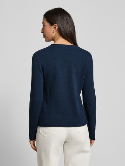 Tommy Hilfiger Slim Fit Strickpullover aus reiner Wolle Marine 5