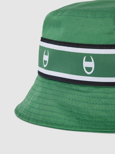 CHAMPION Czapka typu bucket hat z detalami z logo Zielony 2