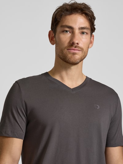 Tom Tailor Denim Regular Fit T-Shirt aus reiner Baumwolle Graphit 3