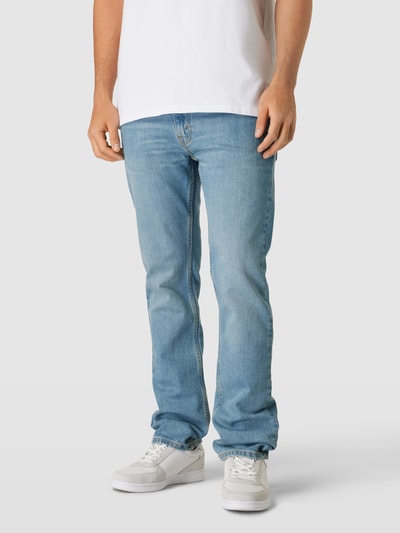 Levi's® Jeansy o kroju slim straight fit z 5 kieszeniami Jeansowy niebieski 4