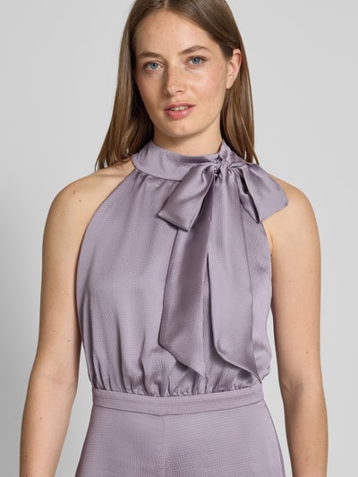 Swing Jumpsuit met opstaande kraag Paars - 3