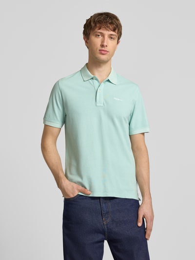Pepe Jeans Regular Fit Poloshirt aus reiner Baumwolle Modell 'OSCAR' Mint 4