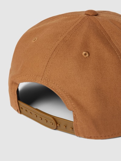 Carhartt Work In Progress Cap mit Label-Patch Modell 'LOGO CAP' Camel 3