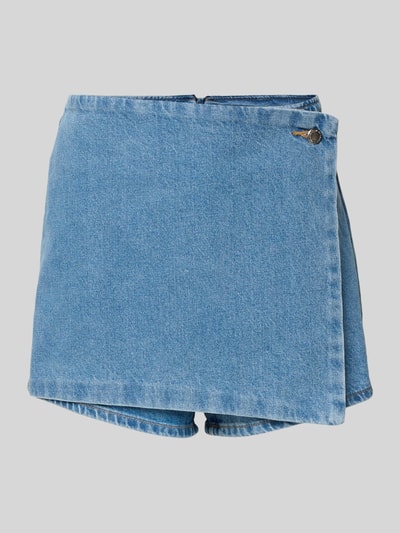 Mango Jeansshorts in Wickel-Optik Jeansblau 2