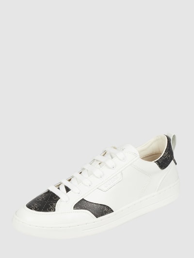 Guess Sneaker aus Leder  Weiss 1