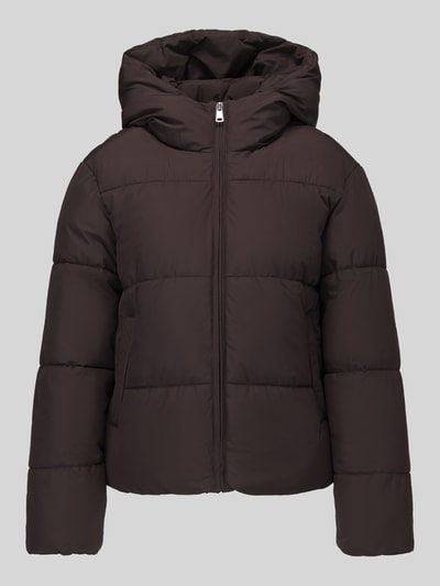 ONLY Steppjacke mit Kapuze Schoko 2
