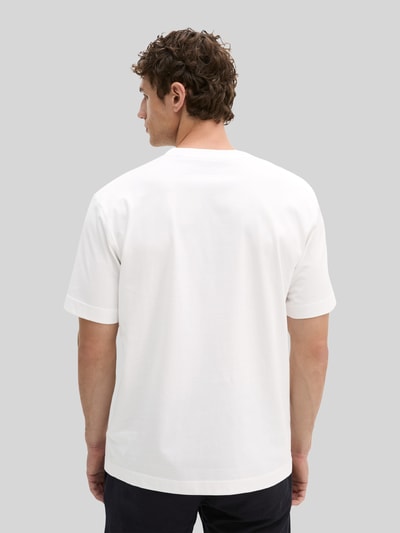 Marc O'Polo męski t-shirt o kroju regular fit z czystej bawełny Biały 5