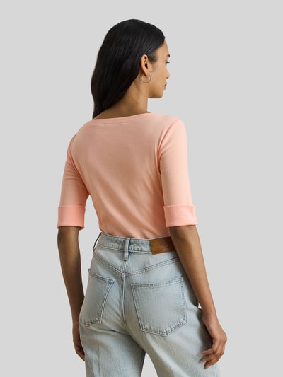 Lauren Ralph Lauren Slim Fit T-Shirt aus reiner Baumwolle Koralle 5