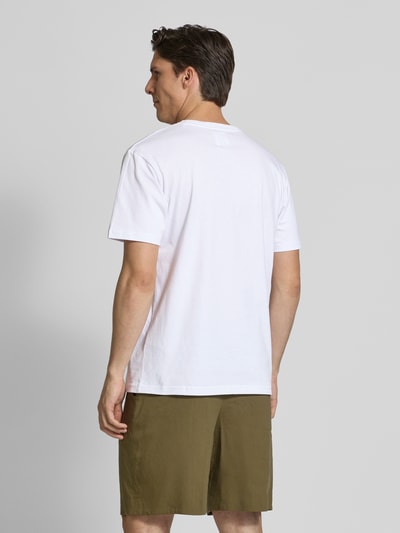 Wood Wood T-shirt met motiefprint, model 'Ace' Wit - 5