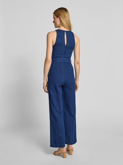Mango Jumpsuit mit Kellerfalten Modell 'NAXOS' Marine 5