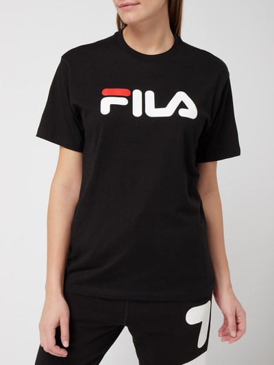 FILA T-shirt z nadrukiem z logo  Czarny 4