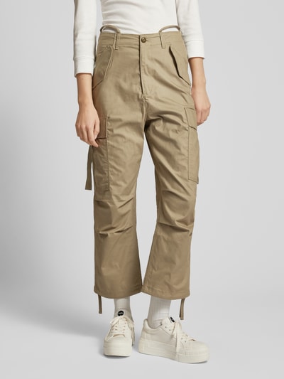 G-Star Raw Baggy Fit Cargohose mit seitlichen Pattentaschen Oliv 4