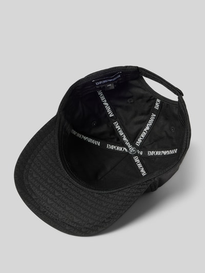 Emporio Armani Basecap mit Label-Applikation Black 2