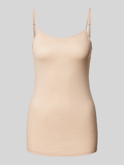 Hanro Top met verstelbare spaghettibandjes Beige - 1