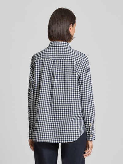 Christian Berg Woman Regular Fit Hemdbluse mit Brusttasche Blau 5