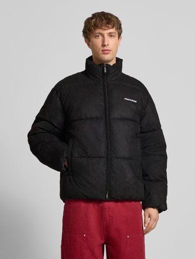 Pegador Kurtka pikowana o kroju regular fit z wyhaftowanym logo model ‘Sidan’ Czarny 4