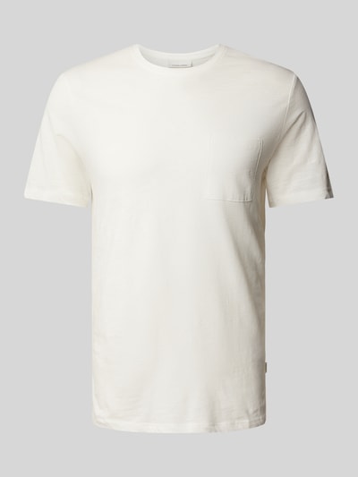 Casual Friday T-Shirt mit Brusttasche Modell 'THOR' Offwhite 2