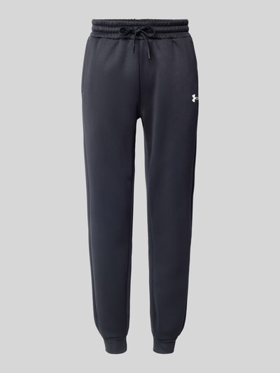 Under Armour Regular Fit Sweatpants mit Logo-Print Black 2