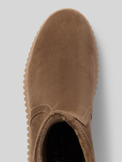 Marc O'Polo Plateau-Stiefel mit samtigen Innenfutter Taupe 3