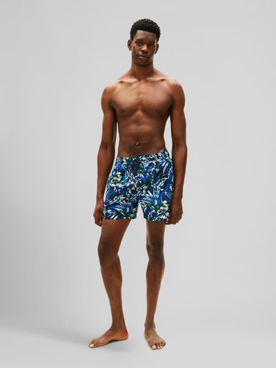 Tommy Hilfiger Regular Fit Badeshorts mit Allover-Muster Marine 1