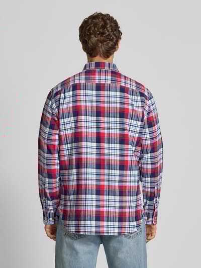 Christian Berg Men Regular fit vrijetijdsoverhemd met button-downkraag Marineblauw - 5