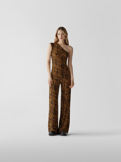 Norma Kamali Jumpsuit mit Stretch-Anteil Mittelbraun 1