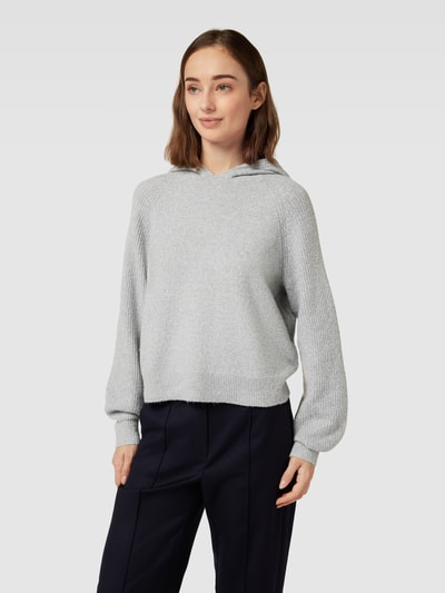 Vero Moda Gebreide pullover met capuchon, model 'DOFFY' Middengrijs - 4